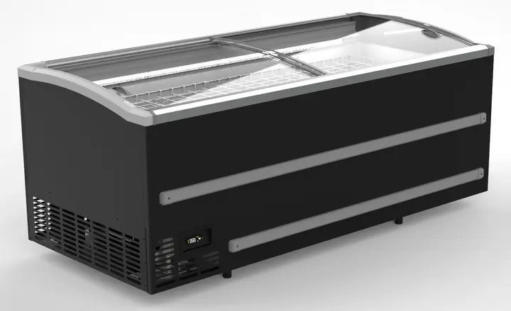 CombiSteel Supermarket Chest Freezer Black 2500 Litre