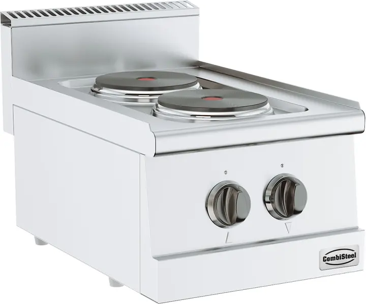CombiSteel Base 600 Electric RANGE 2 PLATE BOILING HOB
