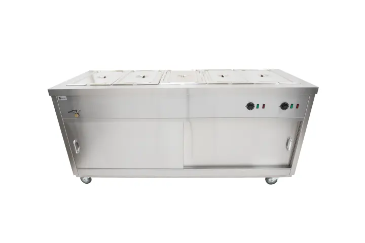 Parry HOT18BM Hot Cupboard With Bain Maire Top