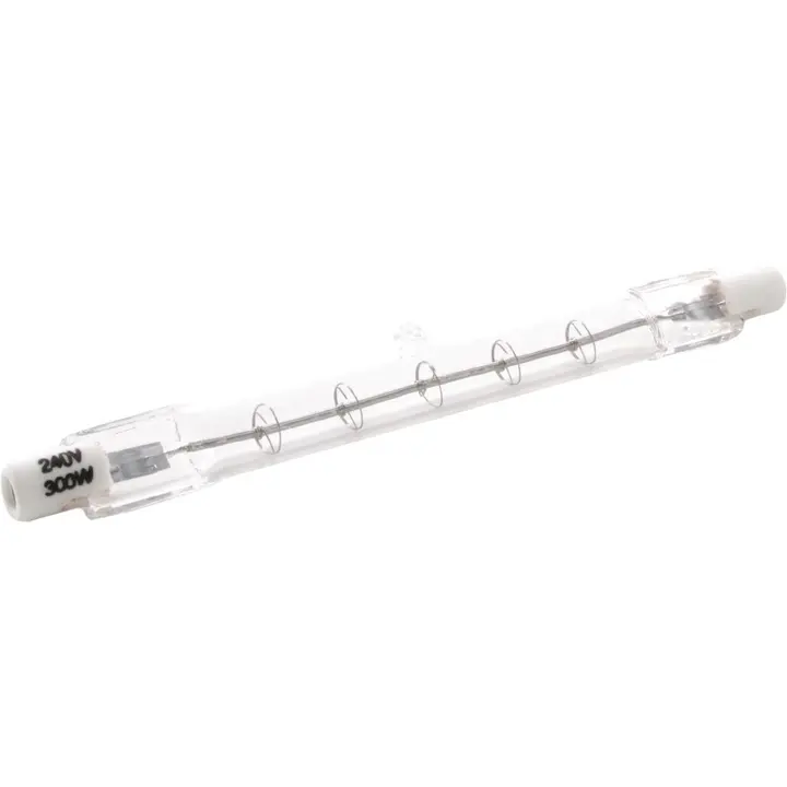 Bare Infrared Quartz Heat Bulb R7 118mm 300W