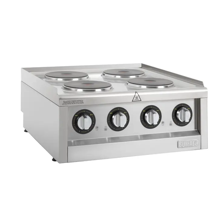 Buffalo 600 Series 4 Ring Electric Hob