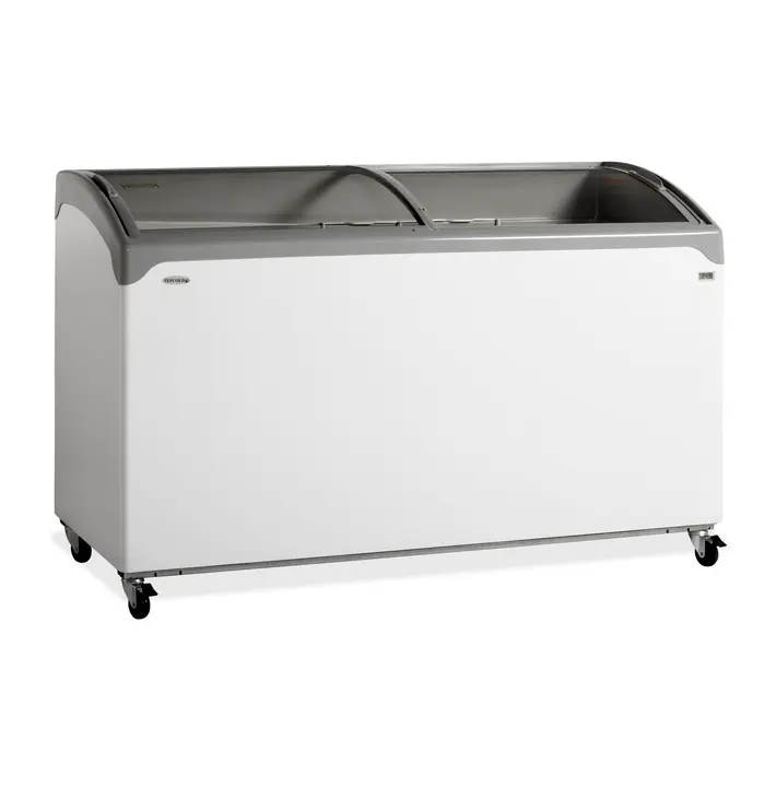 Tefcold NIC500SCEB Sliding Curved Glass Lid Chest Freezer