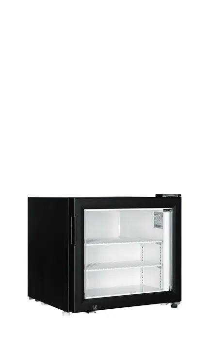 Tefcold UF50G Black Glass Door Display Freezer