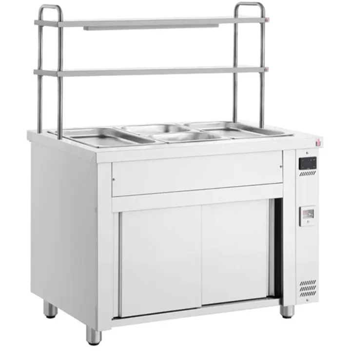 INOMAK 1100mm Bain Marie Ambient Cupboard Double Gantry MDVW-DHG11