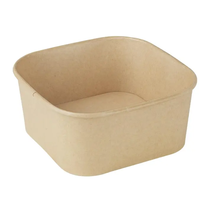 Fiesta Recyclable Square Container Bases 1400ml (300 Pack)