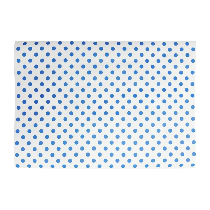 Fiesta Compostable Burger Wraps Blue Dot 250x350mm (200 Pack)