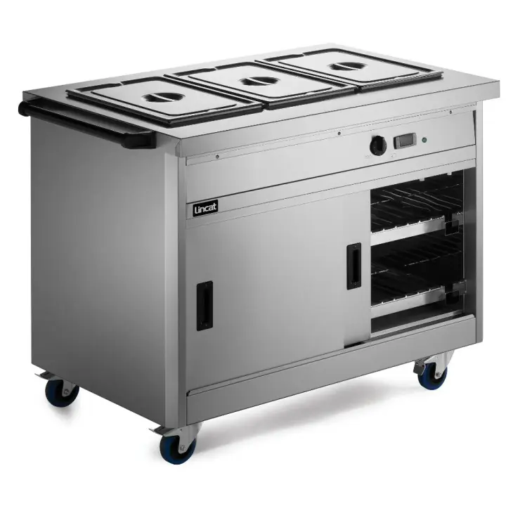 P8B3PT - Lincat Panther 800 Series Free-standing Hot Cupboard - Bain Marie Top