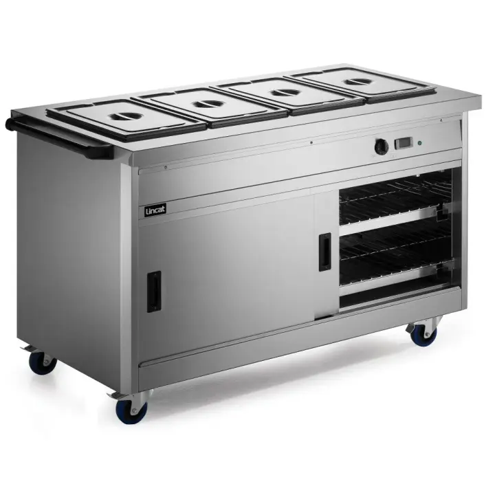 P8B4PT - Lincat Panther 800 Series Free-standing Hot Cupboard - Bain Marie Top