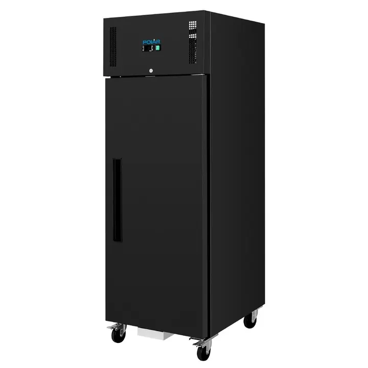 Polar G-Series Upright Fridge Black 537Ltr