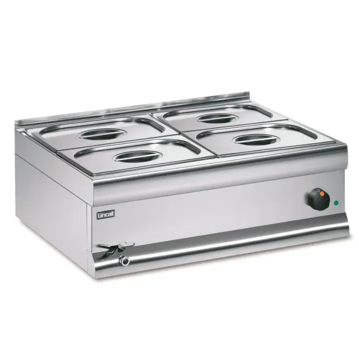 Lincat Silverlink 600 Electric Counter-top Bain Marie - Wet Heat - Gastronorms - Base + Dish Pack - W 750 mm - 2.0 kW