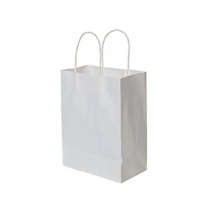 Twist Handle Large Gusset White Bag X 250