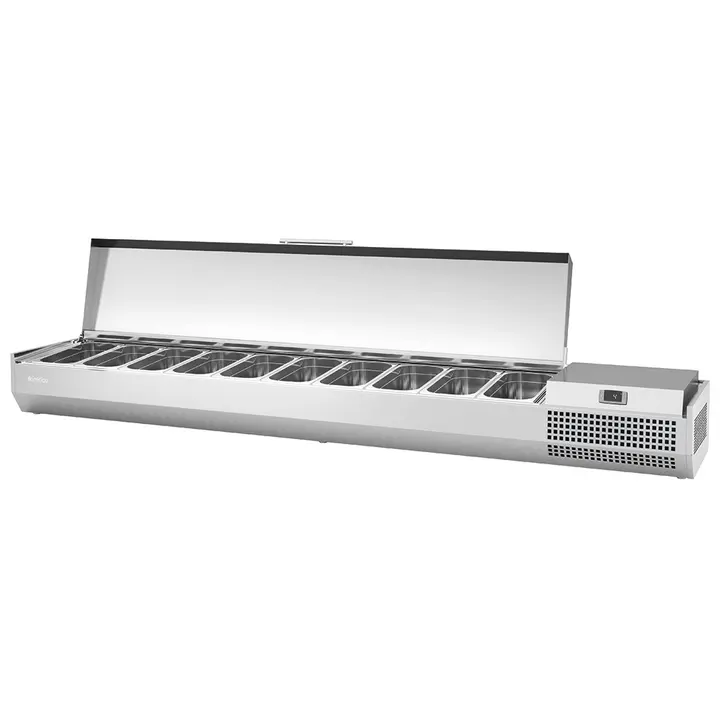 Infrico VIP14901/4T Display Cases – Refrigerated Pizza & Sandwiches Cases 1/4 Trays