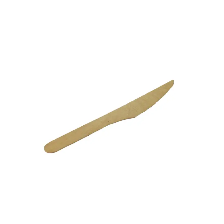 Wooden Knife Birch Wood 165mm