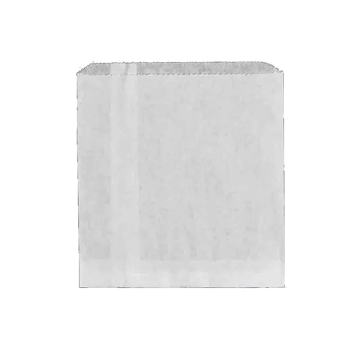 White Greaseproof Chip Bag 6"x7.5" 1lb