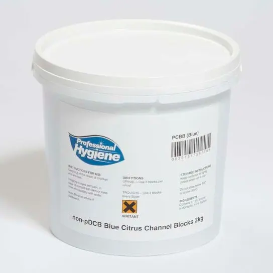 Blue Professional Hygiene Channel Blocks