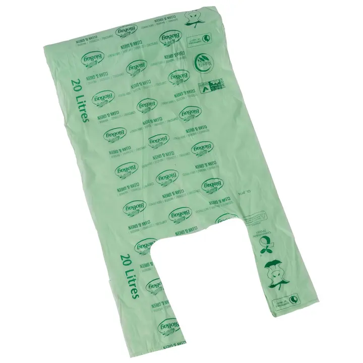 Compostable Biobag Green 20 Litre 17"x17"