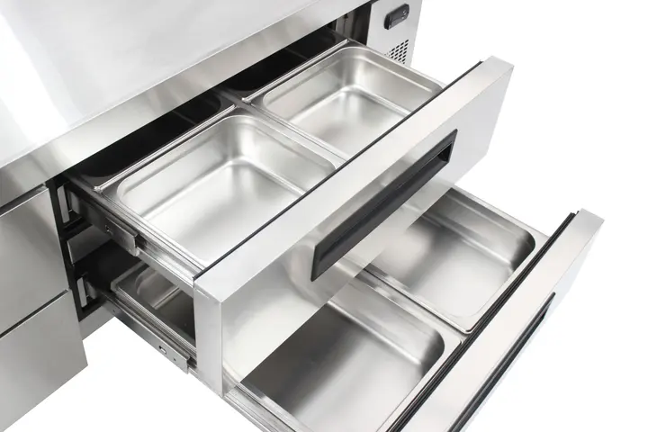 Chefs Range CB72BT Low Level freezer Chefs drawer - 2 x 1/1gn per drawer