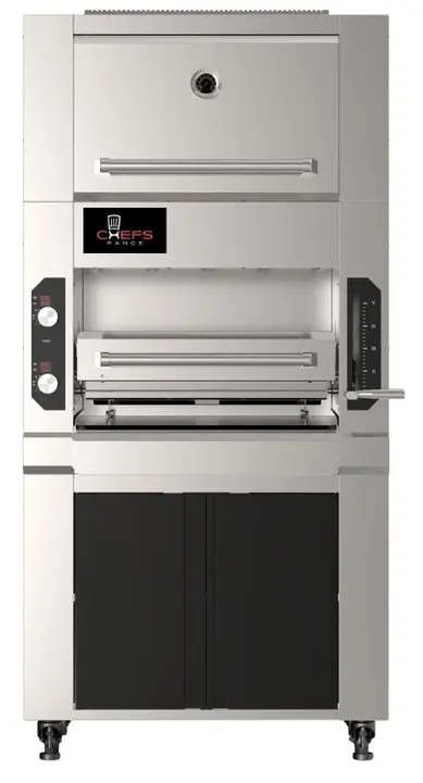 Chefs Range ND-1X - Heavy Duty Electric Overfired broiler + warmer cabinet