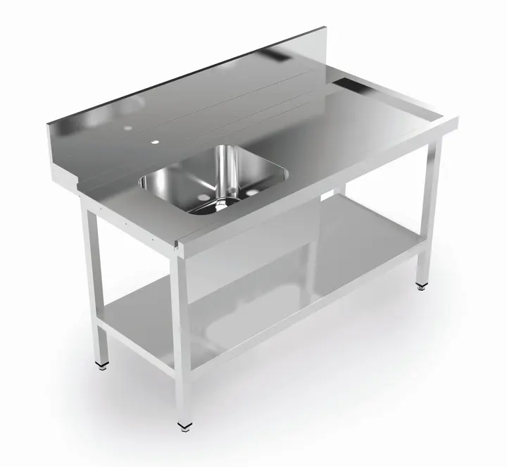 Aristarco - 1500mm Left hand Pre rinse sink for hood dishwasher
