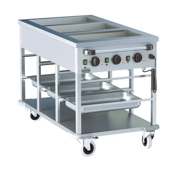 Combisteel Bain-Marie Trolley 3/1 - +30 to +90 °C
