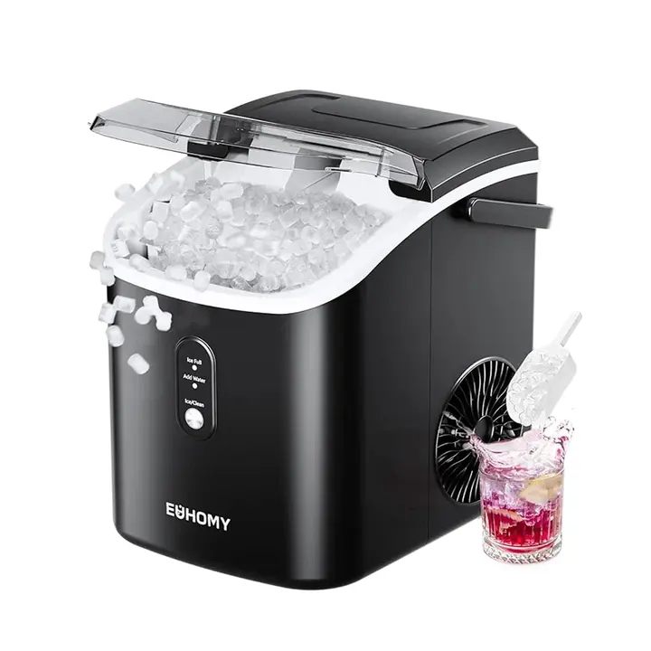 Euhomy Pearl H1 Nugget Ice Maker - Black