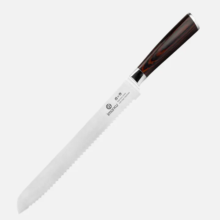 Professional Kitchen Knife | Chef Santoku Bread Fillet Paring Nakiri Gyuto Cleaver - Bread Knife