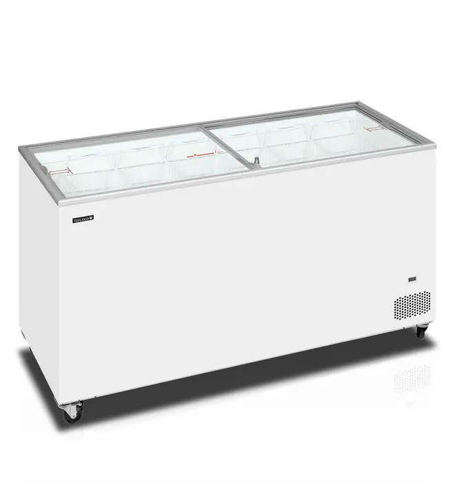 Tefcold IC501SC White, Flat lid