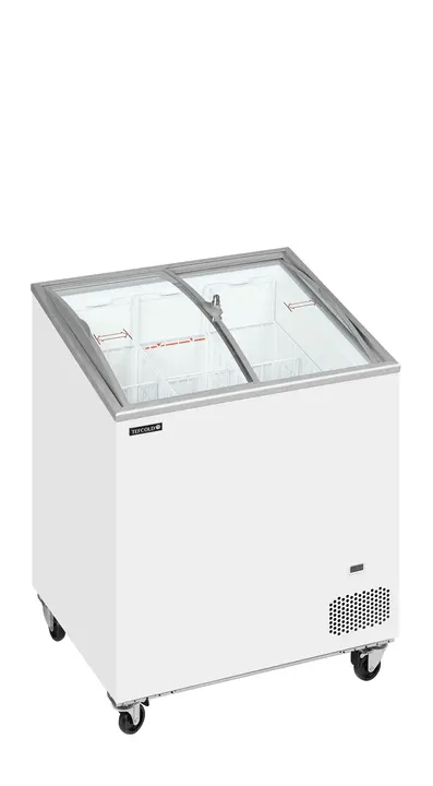 Tefcold IC201SCEB White, Curved Lid
