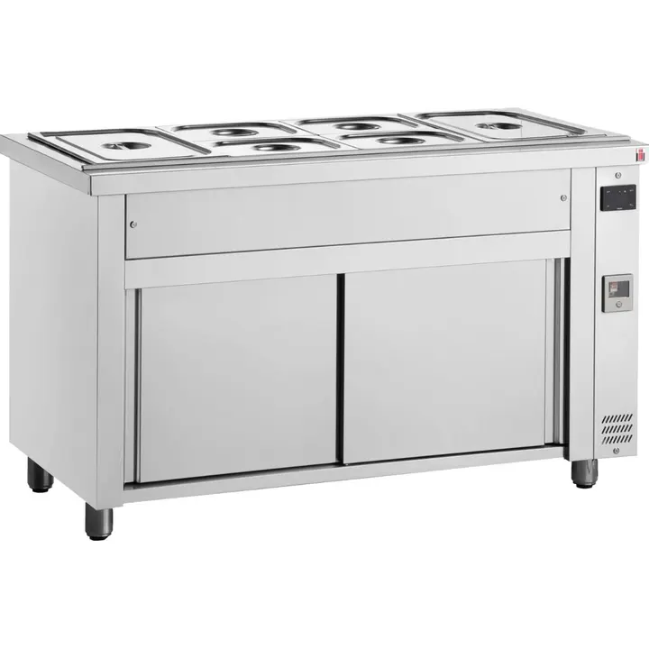 INOMAK Bain Marie with Ambient Cupboard 4x GN1/1 MDV714