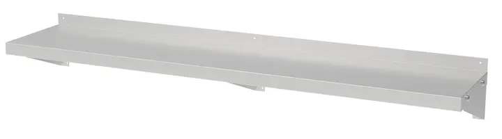 CombiSteel 400 Stainless Steel Wall Shelves Incl. Bracket Plates 1800MM