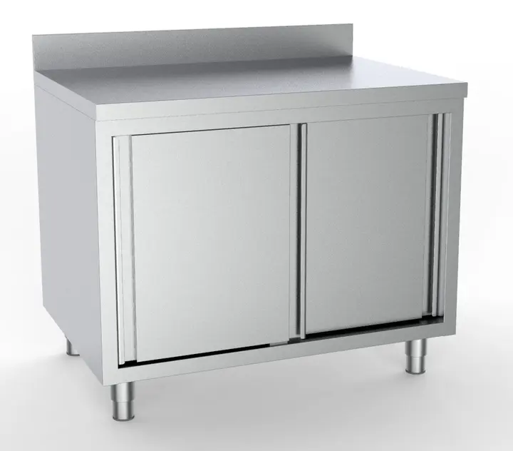 CombiSteel 700 Worktable Sliding Doors Upstand 1800