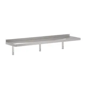 CombiSteel 300 Stainless Steel Wall Shelves 2200 Incl. Brackets