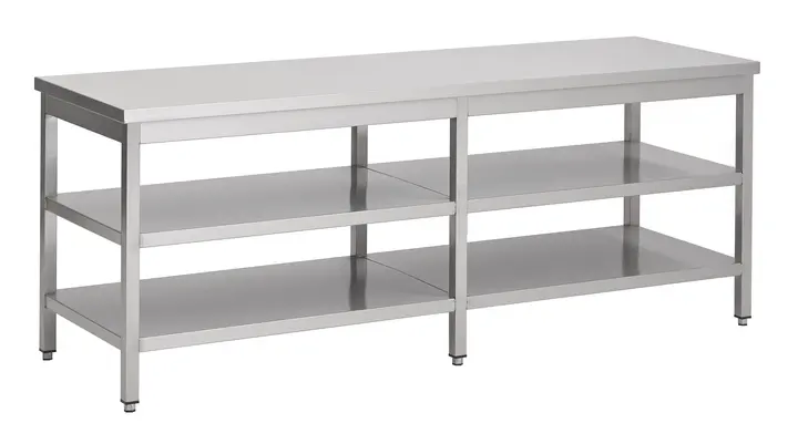 CombiSteel 700 Worktable 2 Shelves 2700