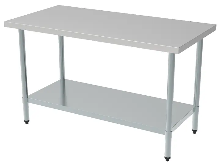 CombiSteel 700 Worktable Bottom Shelf Round Legs 2000