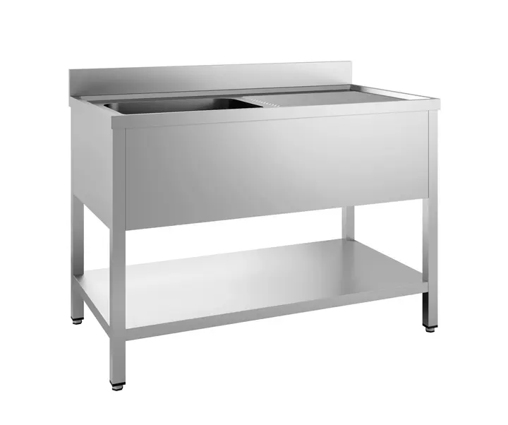 CombiSteel 600 Stainless Steel Sink Unit Flat Packed 2 Left 1200