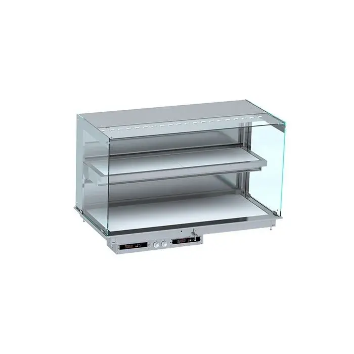 CombiSteel Drop-In Cubic Heated Ceramic Display WALL MODEL - WHITE 5/1