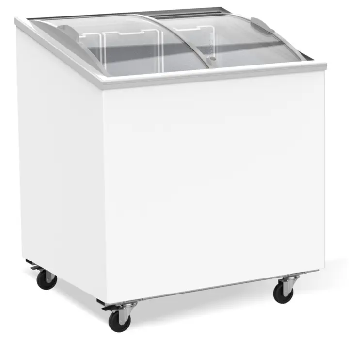 CombiSteel Glass Lid Chest Freezer 198 L