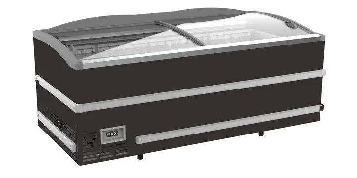 CombiSteel Supermarket Chest Freezer Black Head Element 864 Litre