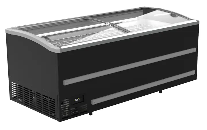 CombiSteel Supermarket Chest Freezer Black 1880 Litre